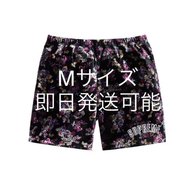 supreme floral velour short Mサイズ