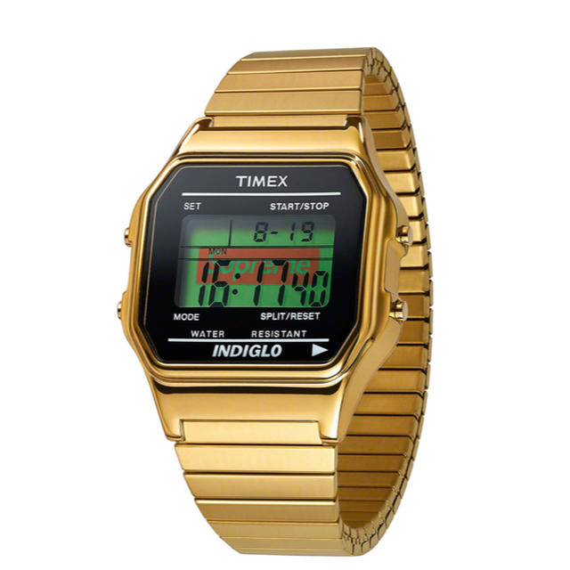 Supreme®/Timex® Digital Watch Gold