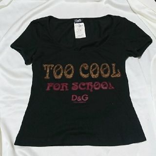 ドルチェアンドガッバーナ(DOLCE&GABBANA)のDOLCE&GABBANA トップス 黒 (カットソー(半袖/袖なし))