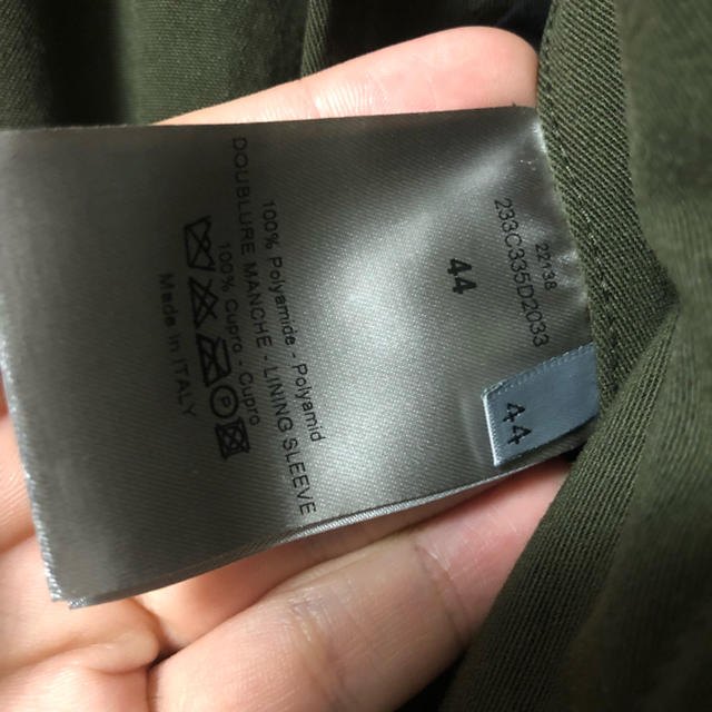DIOR HOMME - dior homme ディオールオム モッズコート カーキ 44の