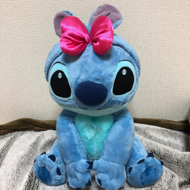 Disney - スティッチ ぬいぐるみ ギガジャンボ リボンぬいぐるみの通販