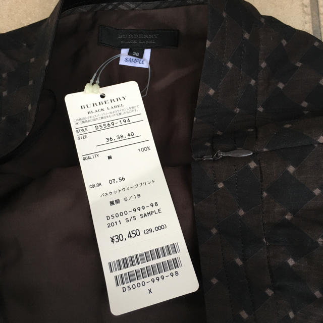 BURBERRY BLACK LABEL - サンプル品 新品タグ 未着 バーバリー BURBERRY BLACK LABEL - サンプル品 新品タグ 未着 バーバリー