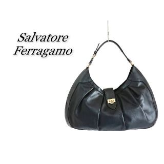 サルヴァトーレフェラガモ(Salvatore Ferragamo)のSalvatore Ferragamo フェラガモ ハンドバッグ ブラック(ハンドバッグ)