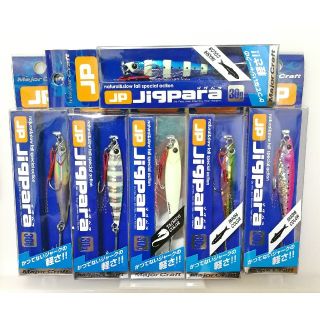 メジャークラフト(Major Craft)の新品未使用✩送料込み♪メジャークラフト ジグパラショート30g 6カラーセット(ルアー用品)