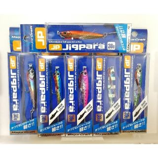 メジャークラフト(Major Craft)の新品未使用✩送料込み♪メジャークラフト ジグパラショート30g 6カラーセット(ルアー用品)