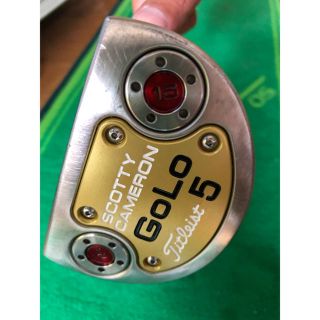 スコッティキャメロン(Scotty Cameron)のスコッティキャメロン GOLO5 マレット パター ゴールド タイトリスト(クラブ)