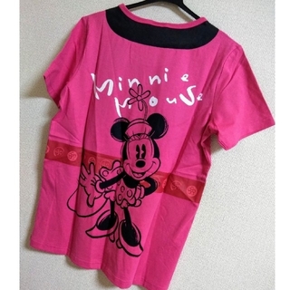 ディズニー(Disney)のM#ミニー　ハッピ風　Tシャツ(Tシャツ(半袖/袖なし))