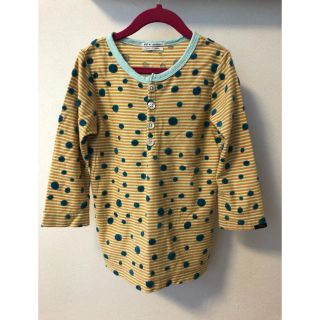 フィス(FITH)のkids フロッキードット 七分袖(Tシャツ/カットソー)