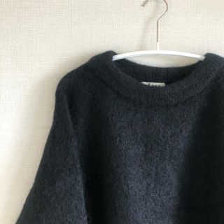 アクネ(ACNE)のACNE モヘアニット 黒 XS(ニット/セーター)