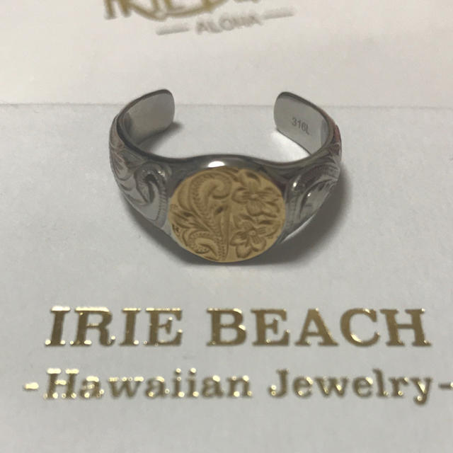 20日削除予定！！試着のみのほぼ新品！irie beach リング19号  メンズのアクセサリー(リング(指輪))の商品写真