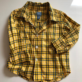 ベビーギャップ(babyGAP)のbaby Gap  チェックシャツ 80(シャツ/カットソー)