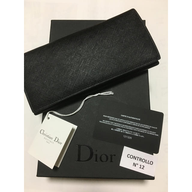 Dior Homme 長財布 モノグラム レザー ブラック New Arrival