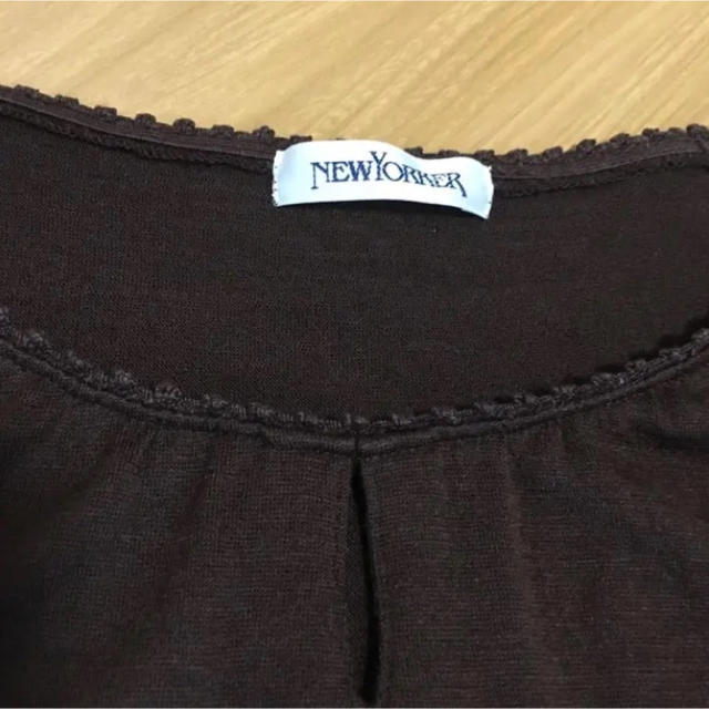 NEWYORKER(ニューヨーカー)のNEWYORKER  ウール100%  半袖ニット レディースのトップス(ニット/セーター)の商品写真