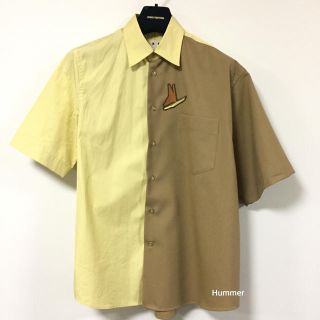 マルニ(Marni)の国内正規品 マルニ コットン 切替しデザイン 半袖シャツ 2018〜 極美品！ (Tシャツ/カットソー(半袖/袖なし))