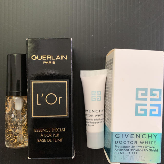 GUERLAIN(ゲラン)のゲラン ロールエッセンスエクラ & ジバンシィ UVシールド コスメ/美容のベースメイク/化粧品(化粧下地)の商品写真