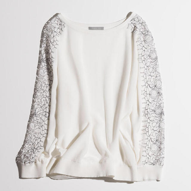 theory luxe スカラップレース ドルマンスリーブニット 今季