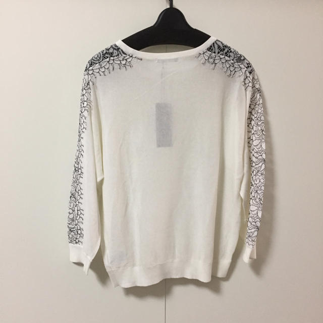 theory luxe スカラップレース ドルマンスリーブニット 今季 2