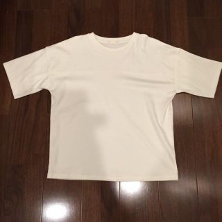 ジーユー(GU)のg.u ホワイトカットソー(Tシャツ(長袖/七分))