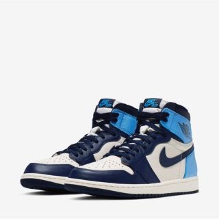 ナイキ(NIKE)のナイキ  ジョーダン1 JORDAN 1 オブシディアン 26.0(スニーカー)