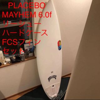 総額16万【ハードケース、フィン、リーシュ付】6f MAYHEM PLACEBO(サーフィン)