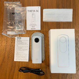 リコー(RICOH)のRICOH THETA SC ホワイト　リコー シータ SC(その他)