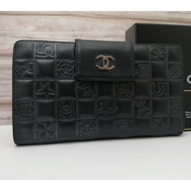 CHANEL - ☆本日限定価格☆CHANEL シャネル財布 アイコン ブラック 付属品有の通販 by TACK's shop｜シャネルならラクマ