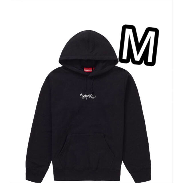Tag Logo Hooded Sweatshirt 黒 M