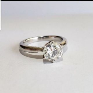 1.26ct！！ 大粒 ダイヤモンド リング(リング(指輪))