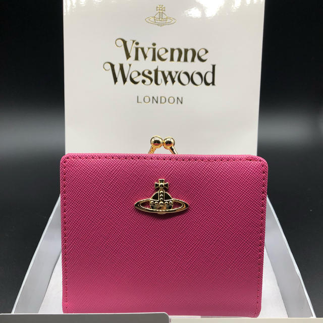 Vivienne Westwood - 【新品・正規品】ヴィヴィアンウエストウッド 折り財布 706 ピーチ ガマ口の通販 by NY's shop｜ヴィヴィアンウエストウッドならラクマ