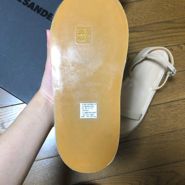 jil sander  チャンキーソールストラップサンダルレディース