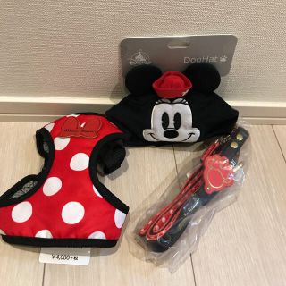 ディズニー(Disney)の残り1つ☆ミニー リードハーネス帽子セット✨(犬)