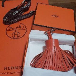 エルメス(Hermes)の新品未使用★エルメス★カルメン★オレンジ★パリ購入★正規品(キーホルダー)