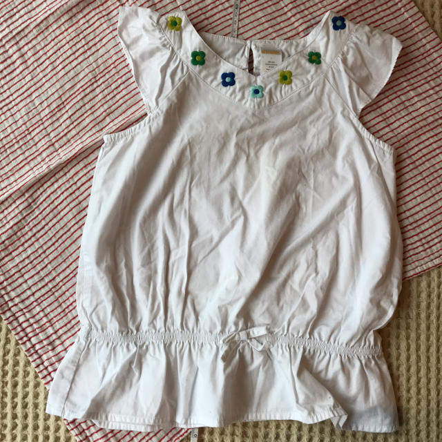 GYMBOREE(ジンボリー)のGYMBOREE  ノースリーブブラウス 122ー130cm  サイズ7  キッズ/ベビー/マタニティのキッズ服女の子用(90cm~)(ブラウス)の商品写真