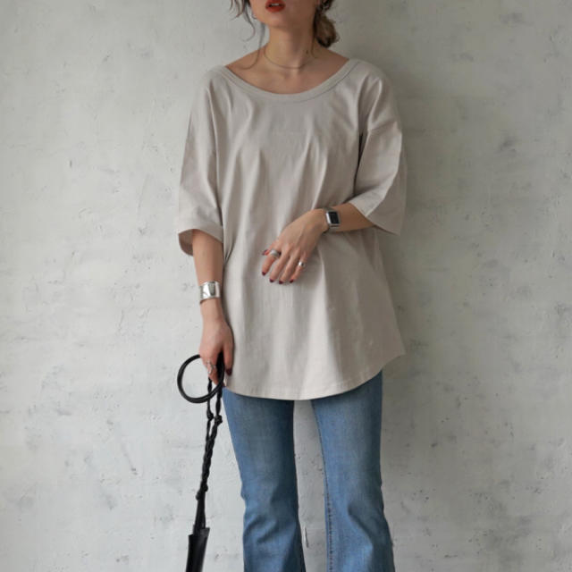 SeaRoomlynn(シールームリン)のflugge back U neck tops レディースのトップス(カットソー(半袖/袖なし))の商品写真