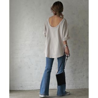 シールームリン(SeaRoomlynn)のflugge back U neck tops(カットソー(半袖/袖なし))