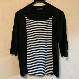 ワイズ(Y's)のグラウンドワイ GroundY ボーダー Tシャツ ヨウジヤマモト YOHJI(Tシャツ/カットソー(半袖/袖なし))