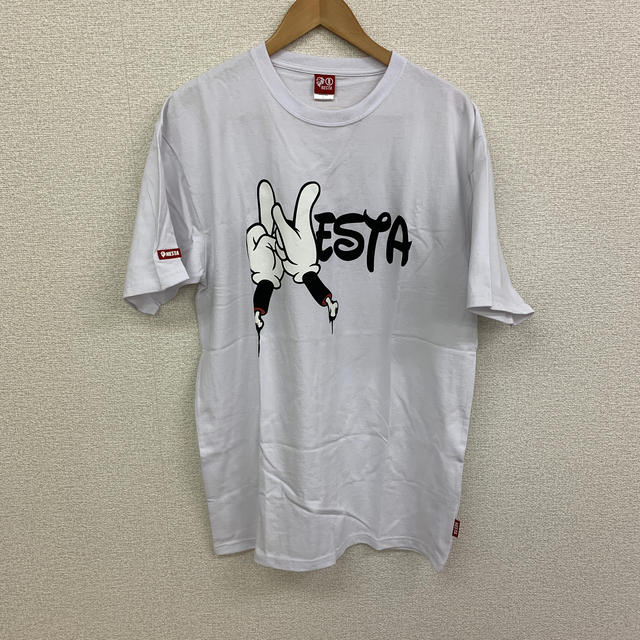 NESTA BRAND(ネスタブランド)の◆新品未使用◆NESTA BRAND Tシャツ「指N」白 Lサイズ メンズのトップス(Tシャツ/カットソー(半袖/袖なし))の商品写真