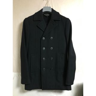 コムデギャルソンオムプリュス(COMME des GARCONS HOMME PLUS)の早い者勝ち！ plus 名作 ドッキング メルトンコート / ブラック(ピーコート)