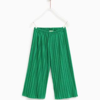 ザラキッズ(ZARA KIDS)のZARA ボックスプリーツ入り ガウチョ 152(パンツ/スパッツ)