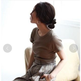 トゥデイフル(TODAYFUL)のTODAYFUL♡ VintageリブTシャツ 新品(Tシャツ(半袖/袖なし))