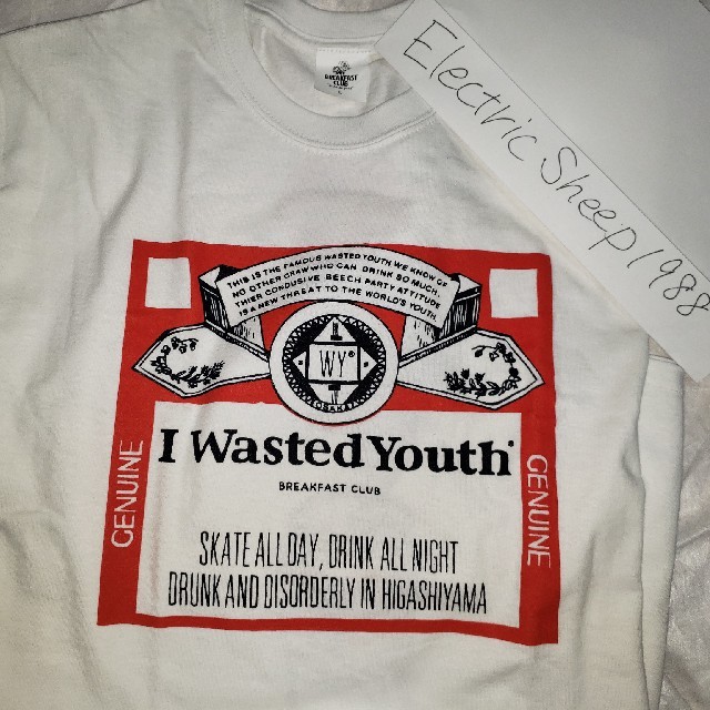 L Wasted Youth × BREAKFAST CLUB Tシャツ