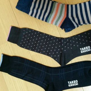 タケオキクチ(TAKEO KIKUCHI)のメンズブランドソックス　おまけ付き(ソックス)