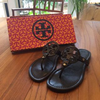 トリーバーチ(Tory Burch)のトリーバーチ皮サンダル♡(サンダル)