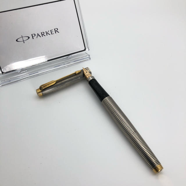 14金 シルバー PARKER パーカー 万年筆 ペン 正規品