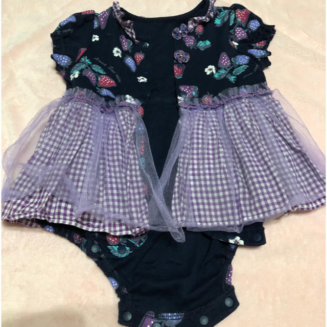 ANNA SUI mini(アナスイミニ)のアナスイミニ  ロンパース キッズ/ベビー/マタニティのベビー服(~85cm)(ロンパース)の商品写真