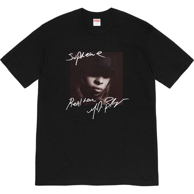 BlackサイズL Supreme Mary J. Blige Tee 黒 国内正規品