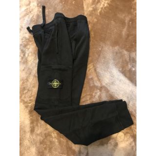 ストーンアイランド(STONE ISLAND)のストーンアイランド スウェットパンツ ブラック S(ワークパンツ/カーゴパンツ)