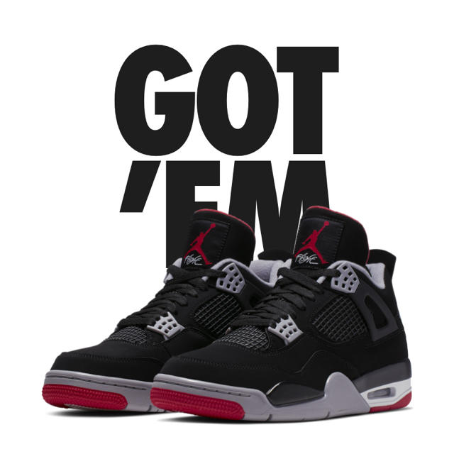 nike Air jordan 4 bred