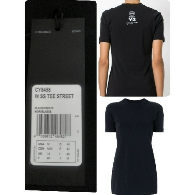 Y-3(ワイスリー)の【専用】 Y-3 15周年ロゴ ストリートTシャツ Mサイズ レディースのトップス(Tシャツ(半袖/袖なし))の商品写真