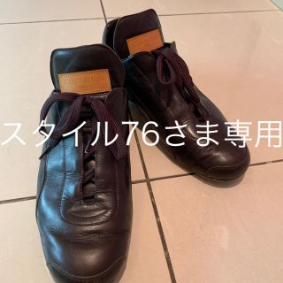 ルイヴィトン(LOUIS VUITTON)の値下げしました！ルイヴィトン 紳士皮スニーカー(スニーカー)